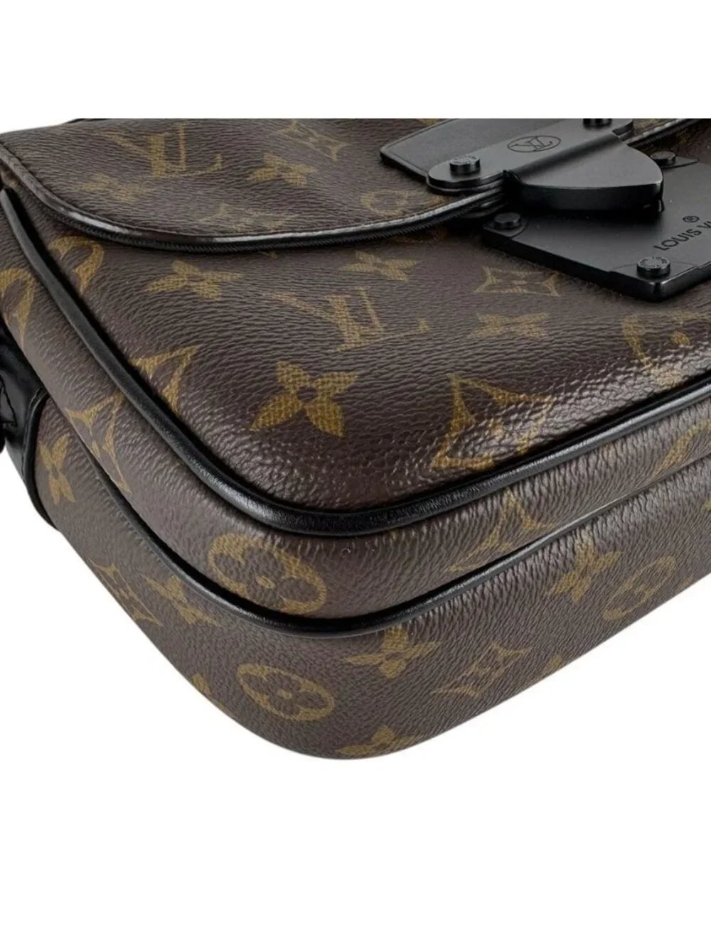 Louis Vuitton Shoulder Bag Monogram Macassar S Rock Messenger